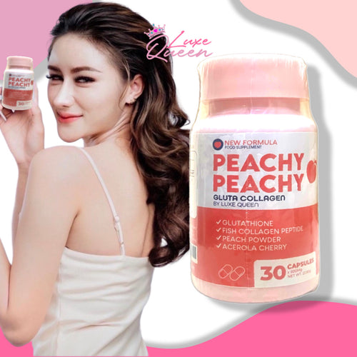 Peachy Peachy 8 in 1 Gluta Collagen Thailand Supplement 30 Capsules (once or twice a day)