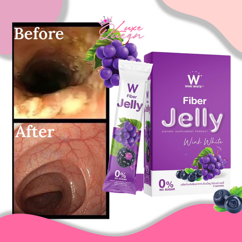 W Fiber Jelly No Bloat for Constipation