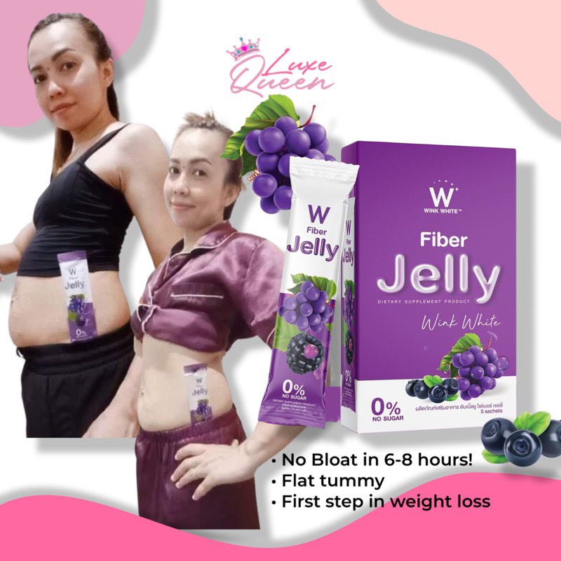 W Fiber Jelly No Bloat for Constipation