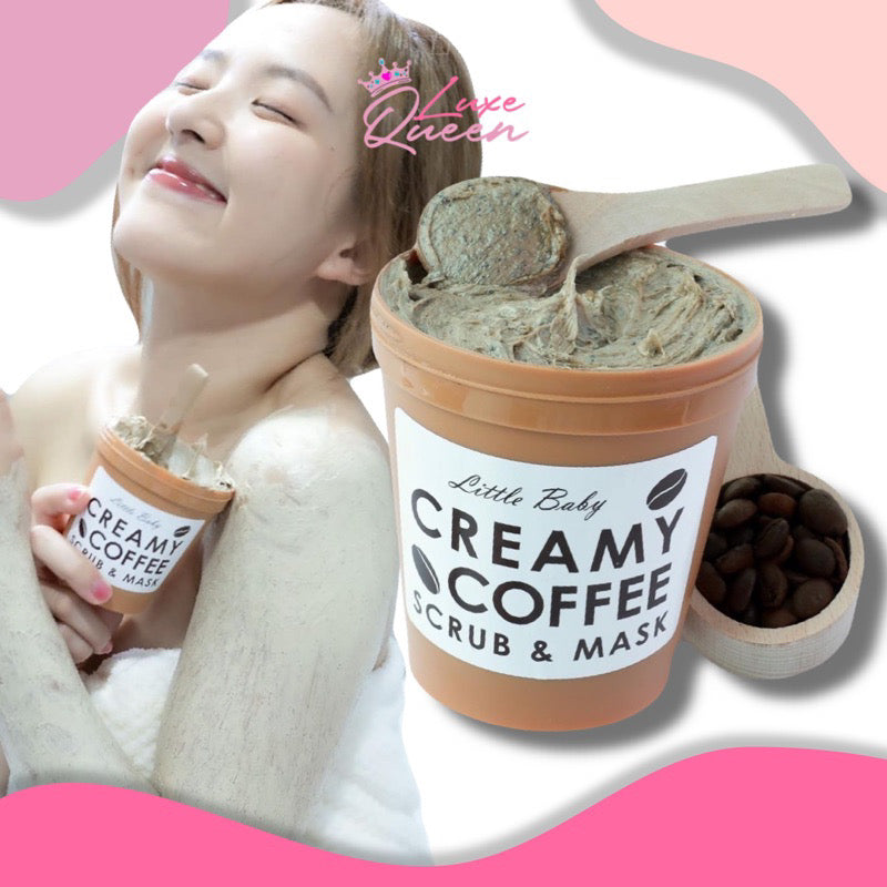 Creamy Coffee Scrub Mask Collagen and Skin Whitening Booster