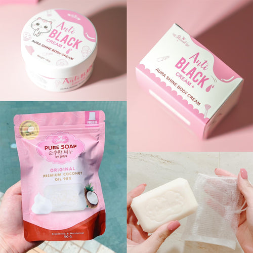 Anti Black Cream & Pure Soap BUNDLE